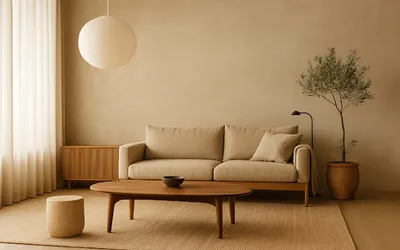 Japandi Living Room Ideas 2025: Warm Minimalism & Earthy Neutrals